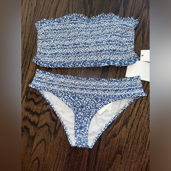 NEW WITH TAGS. TORY BURCH BIKINI. SMALL BOTTOM MEDIUM TOP - Picture 1 of 13